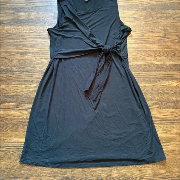 J. Jill | Dresses | J Jill Black Sleeveless Wrap Sheath Dress | Poshmark